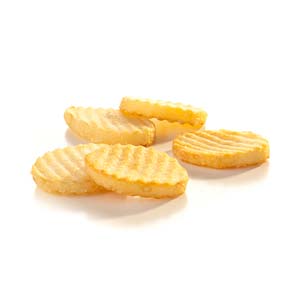 Potato Dollars Crinkle Cut