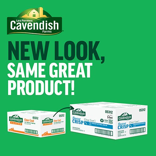 7/16" STRAIGHT CUT FRIES, SKIN-ON - box